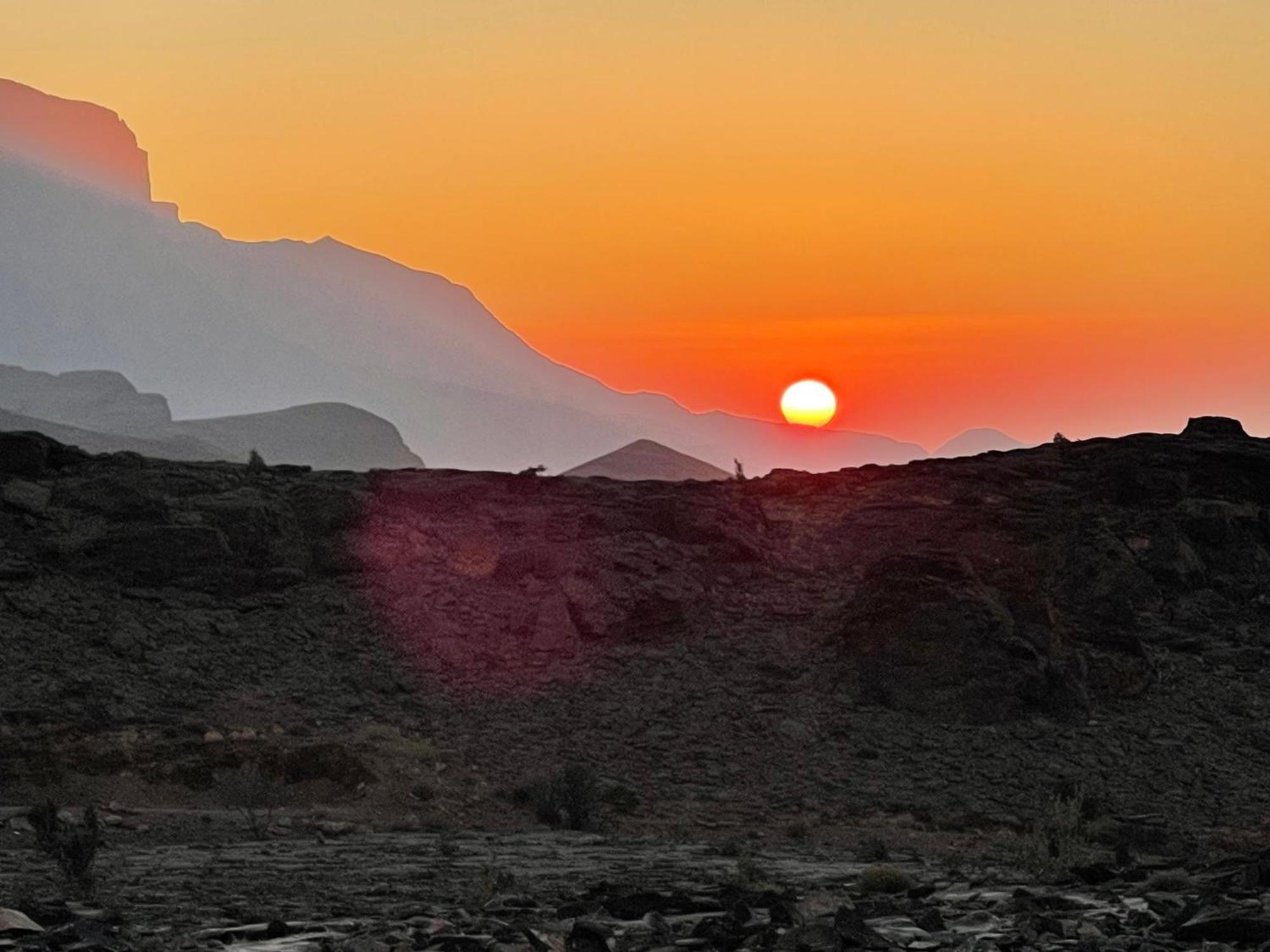 Jebel Shams Sky Villa Misfah Bagian luar foto