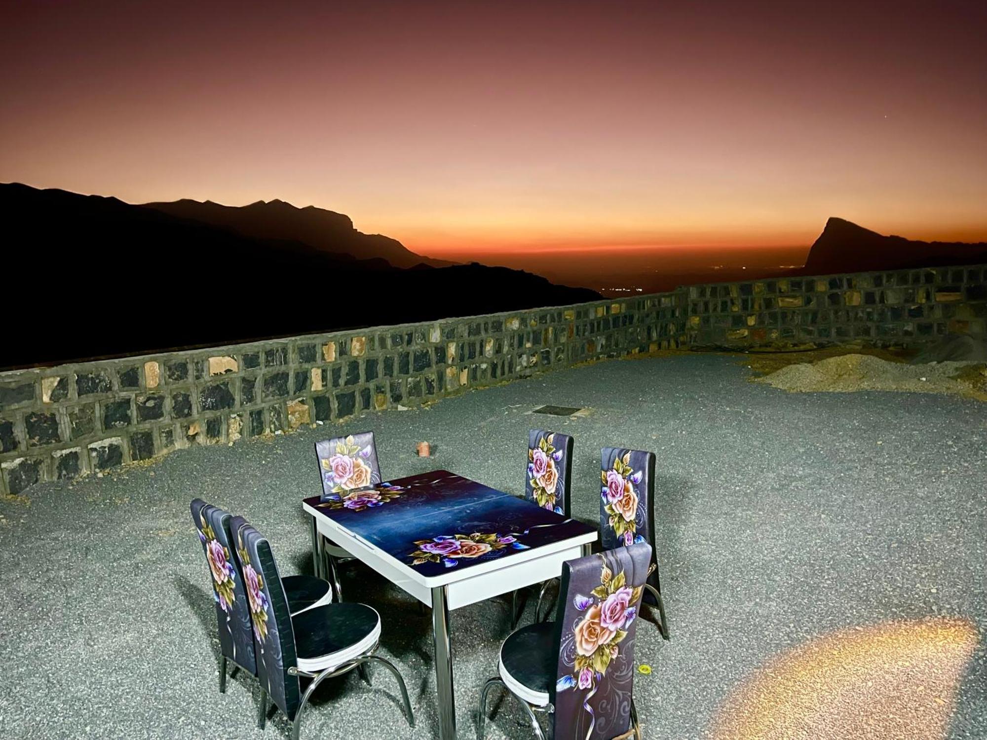 Jebel Shams Sky Villa Misfah Bagian luar foto